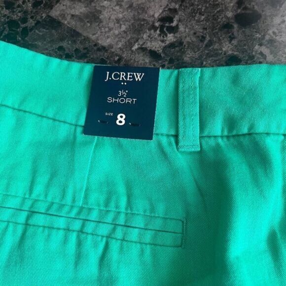 J Crew Women's‎ 3.5" Chino Short Classic 100% Cotton Beach Green - Picture 7 of 8